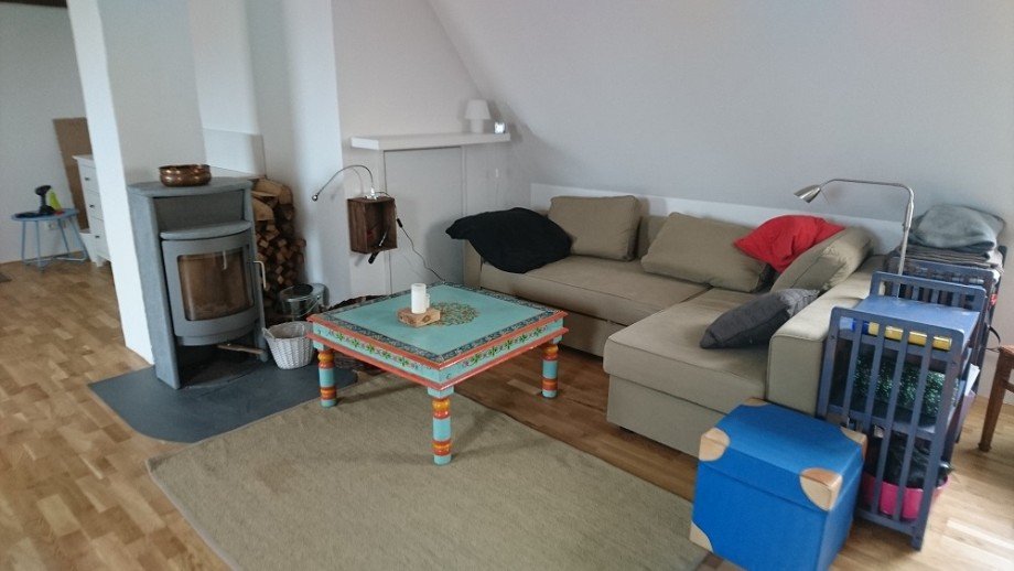 Wohnbereich im Dachgeschoss Haus Grebs