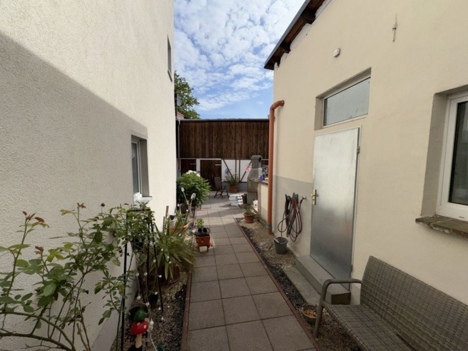 Innenhof Mehrfamilienhaus Grabow