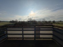 Aussicht von der Hochterrasse Einfamilienhaus von 2016 in traumhafter Lage in kressin