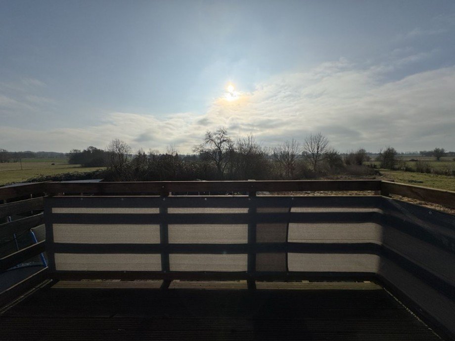 Aussicht von der Hochterrasse Doppelhaush�lfte Kressin