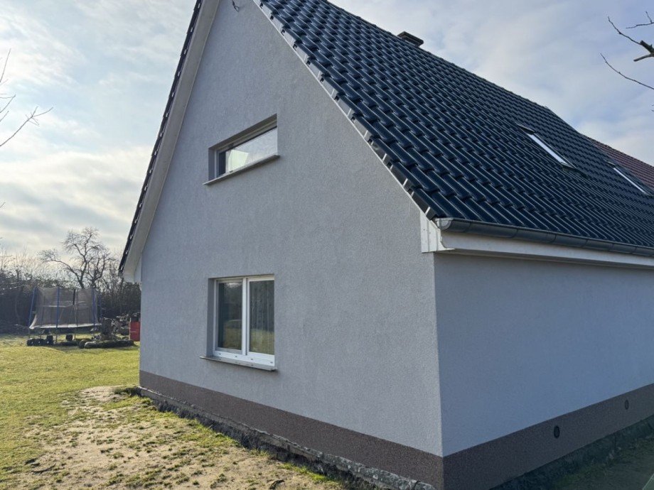 Hausansicht Doppelhaush�lfte Kressin