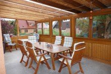 Terrasse Einfamilienhaus auf gro�em Grundst�ck in Techentin
