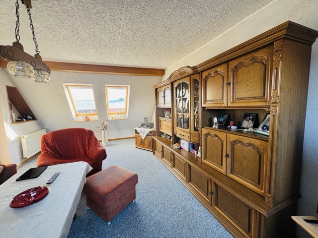 Wohnzimmer im Dachgeschoss Haus Balow