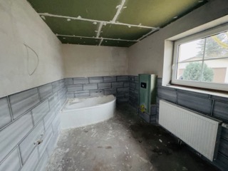Badezimmer im Umbau Haus Banzkow