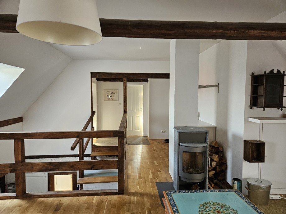 Wohnraum im Dachgeschoss Haus Grebs