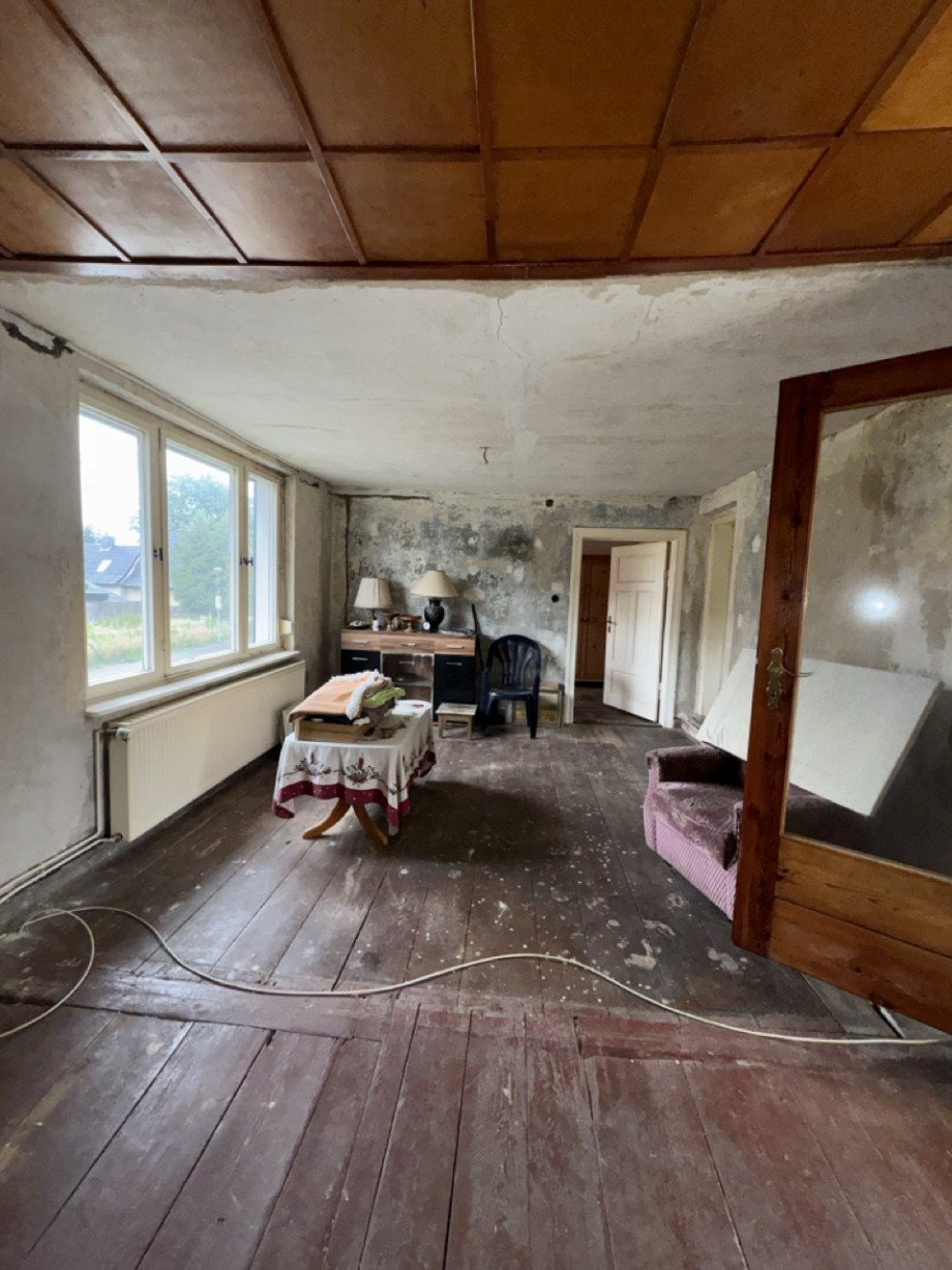 Wohnzimmer DG Reihenmittelhaus Grabow