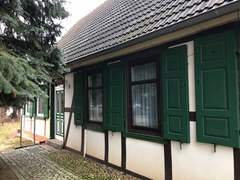 Hausansicht Ludwigslust Haus Wohnhaus im Zentrum von Ludwigslust