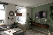Wohnzimmer Wohnhaus mit Einliegerwohnung & Terrasse in Ludwigslust