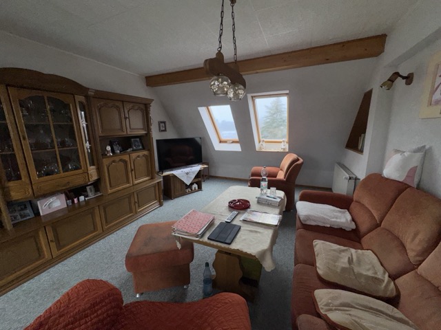Wohnzimmer im Dachgeschoss Haus Balow