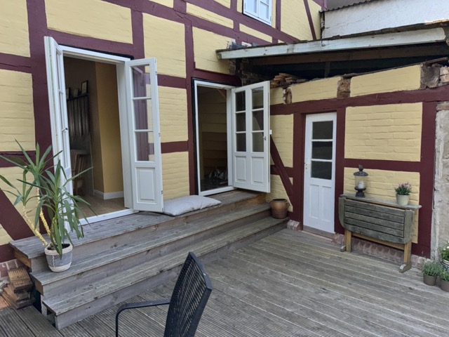 Terasse an der Elde Haus Grabow