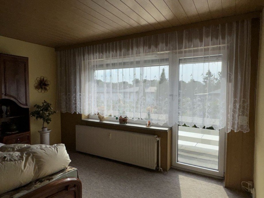 Schlafzimmer mit Balkon Reihenmittelhaus Neustadt-Glewe