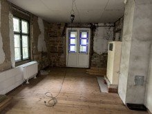 Wohnzimmer Charmantes Fachwerkhaus im Gr�nen