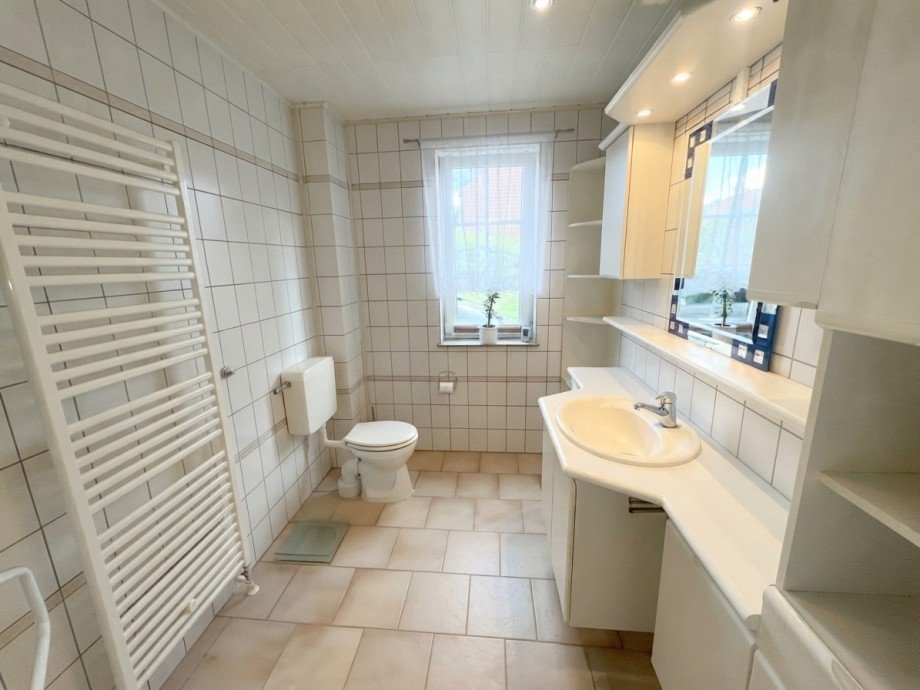 Badezimmer im EG Einfamilienhaus Techentin