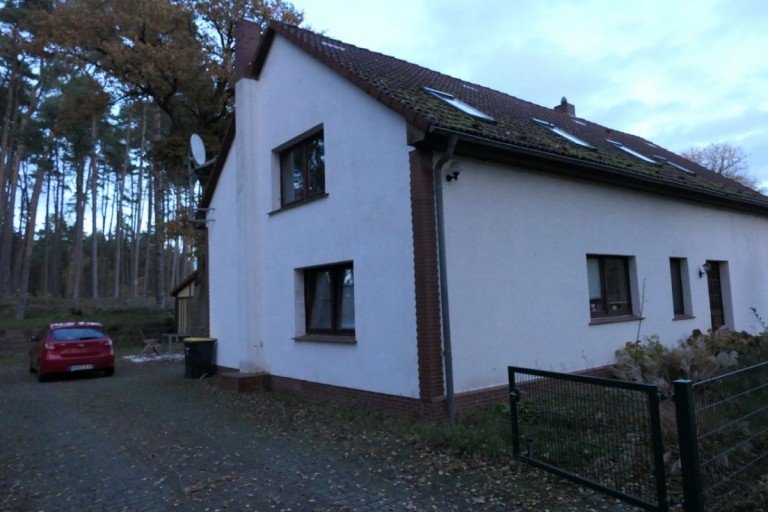 Hausansicht Fresenbr�gge Doppelhaush�lfte Haush�lfte mit Waldrandlage in Fresenbr�gge bei Grabow