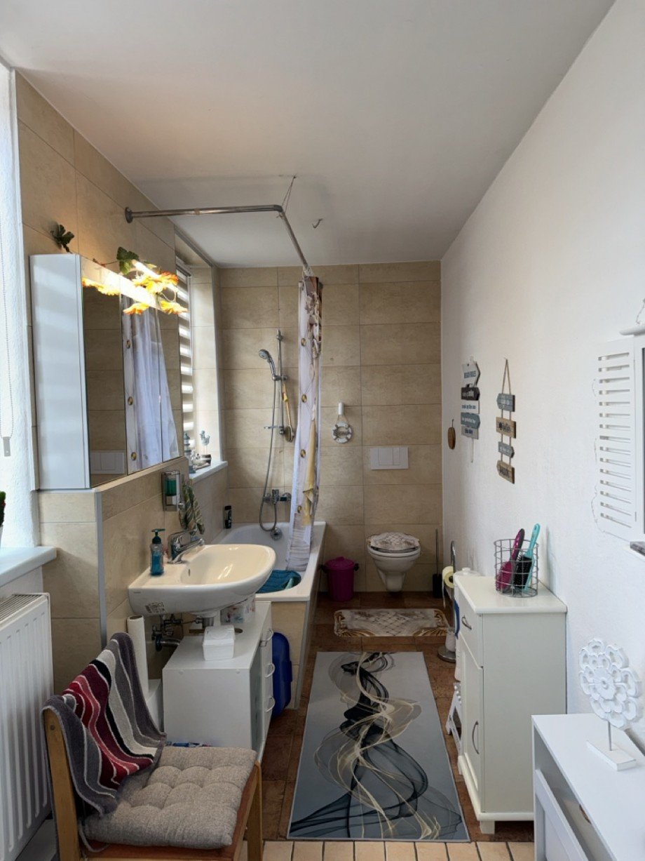 Badezimmer Erdgeschosswohnung Ludwigslust