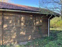 Blockhaus Idyllisches Waldrand-Grundst�ck in Grabow � 948 m� mit Entwicklungspotenzial & Bestand