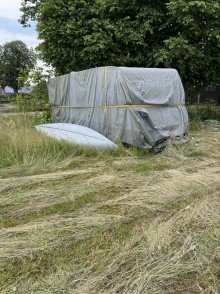 Wohnwagen Siedlerhaus mit Nebengelass auf gro�em Grundst�ck