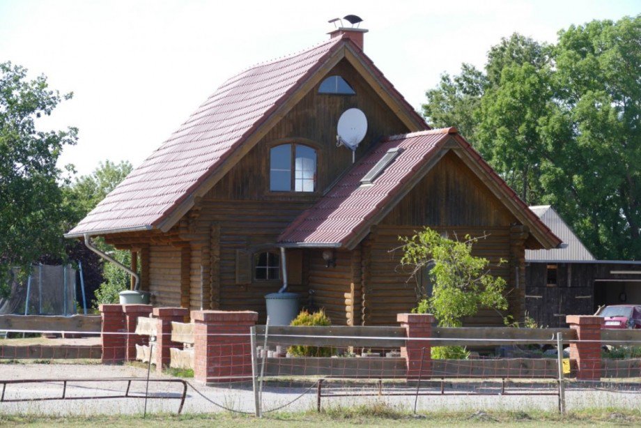 Hausansicht Einfamilienhaus Krasse